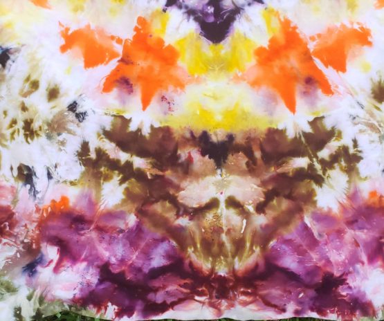 Ice Dyed Mandala Quilt Fabric for Sale